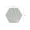 FloorPops Vers Peel & Stick Hexagon Floor Tiles